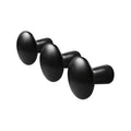 Adoored Black Circle Deco Hat and Coat Hook 3 Pack