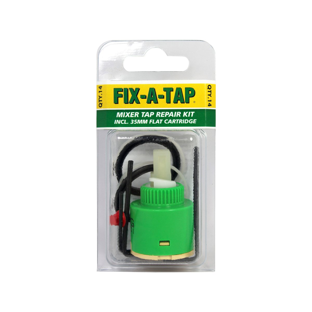 Fix a Tap 35mm Mixer Tap Repair Kit - 35mm Flat Mixer Cartridge - Green - SuperSaverAU - view 2