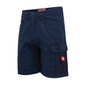 Hard Yakka Legends Cargo Short Mens Navy 100% Cotton Panama Weave Size 97R