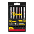 Kango 10 Piece Wood Jigsaw Blade Set - 102mm x 13mm x 124mm - Precision Cutting - SuperSaverAU - view 1