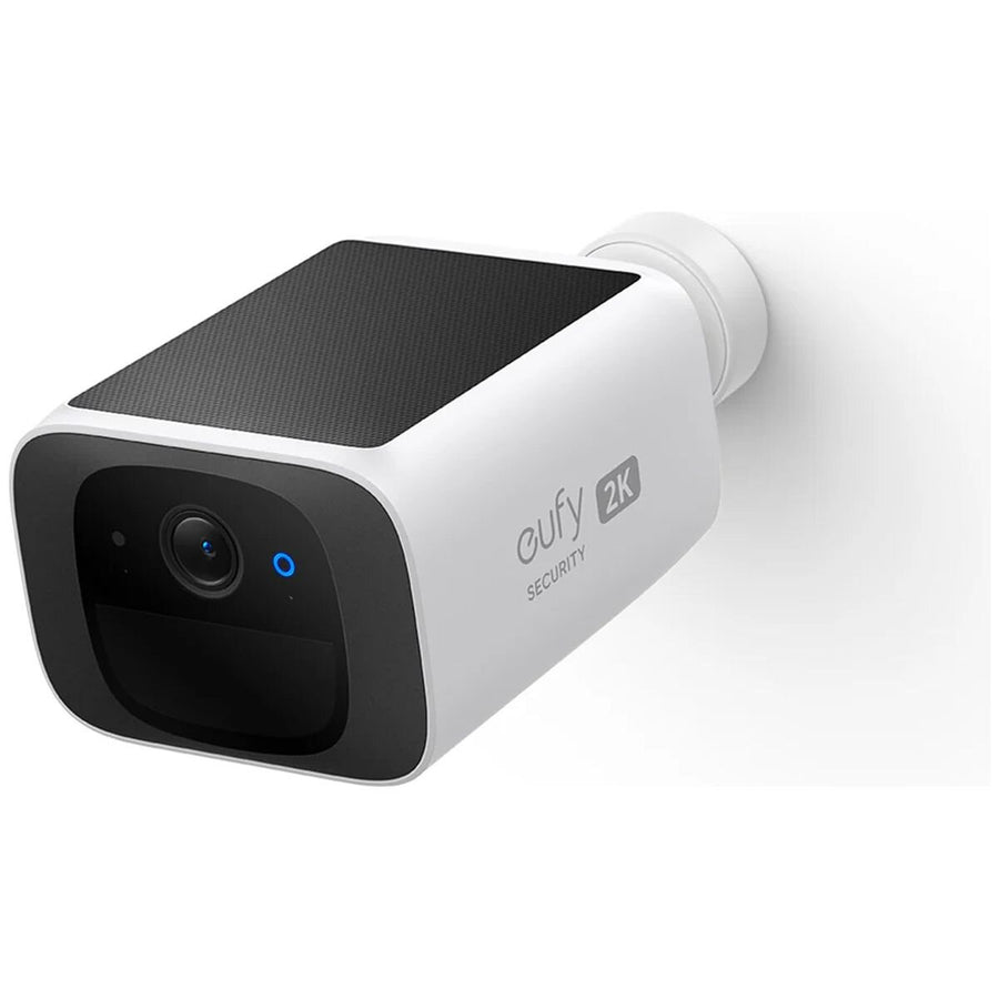 Eufy S220 SoloCam Solar Security Camera - 2K Video, IP67 Weatherproof, Human Detection, White - T8134C21