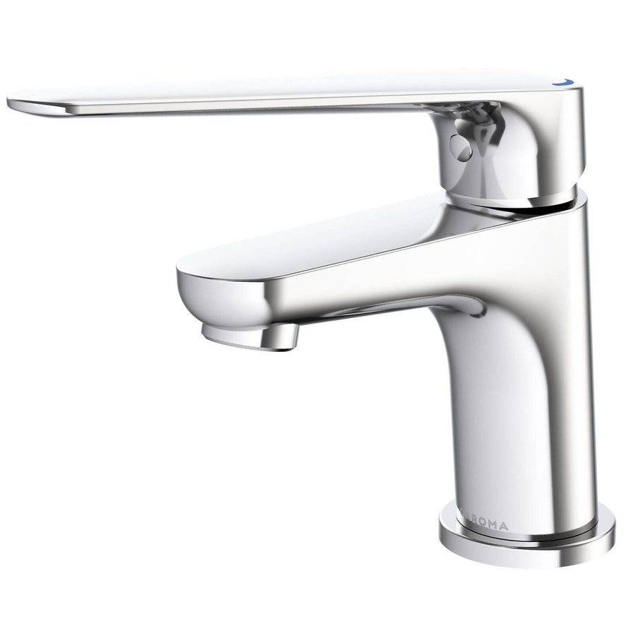 Homecare By Caroma Chrome Assistant Living Basin Mixer - Lead-Free Brass - 40mm x 150mm x 175mm - Durable Design - SuperSaverAU - view 1
