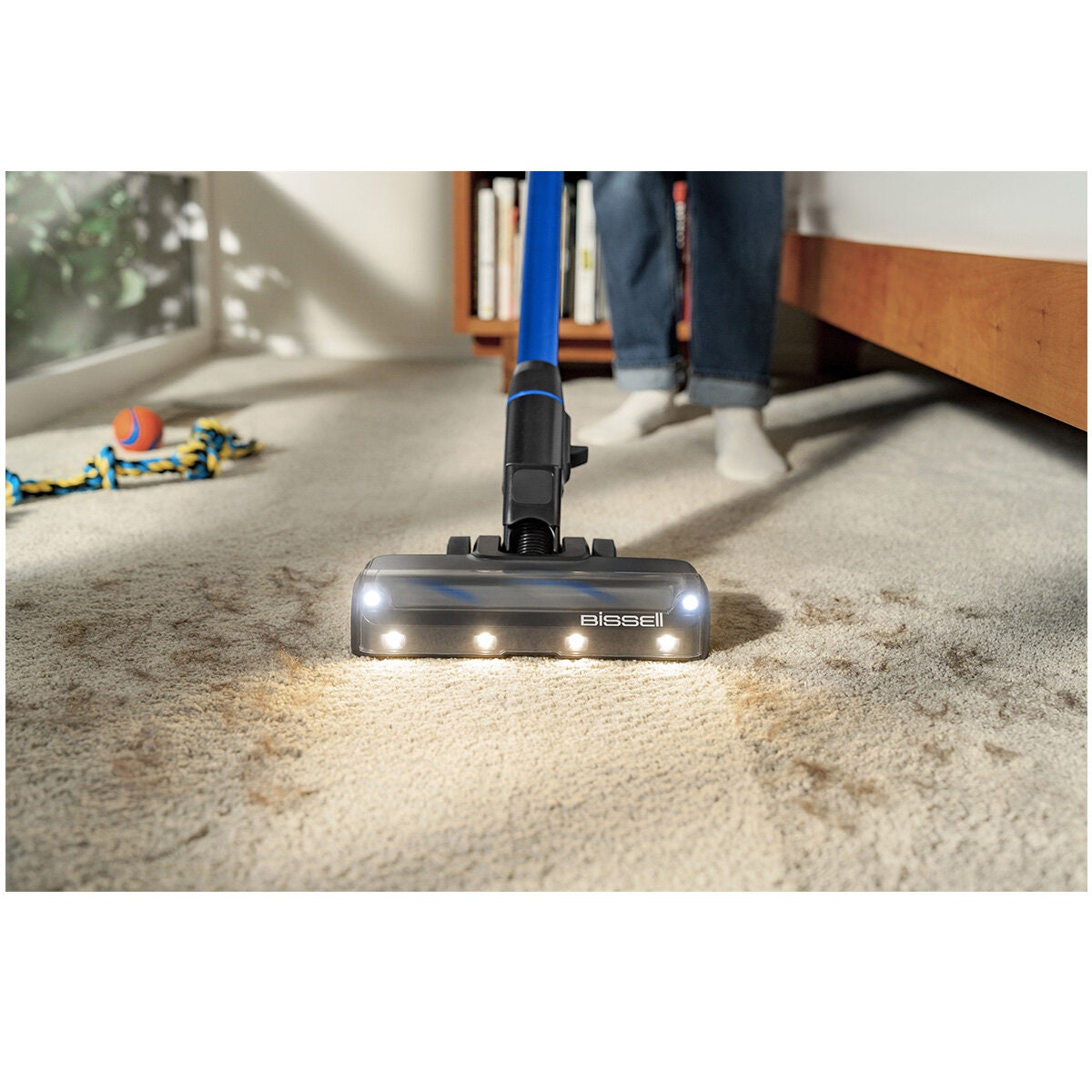 Bissell FurFinder stick vacuum - 200W digital motor - removable 25.2V battery - headlight - 4239