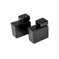 Flexi Storage Decorative Shelving Shelf Clip 2 Pack 24mm x 48mm Black - SuperSaverAU - view 1