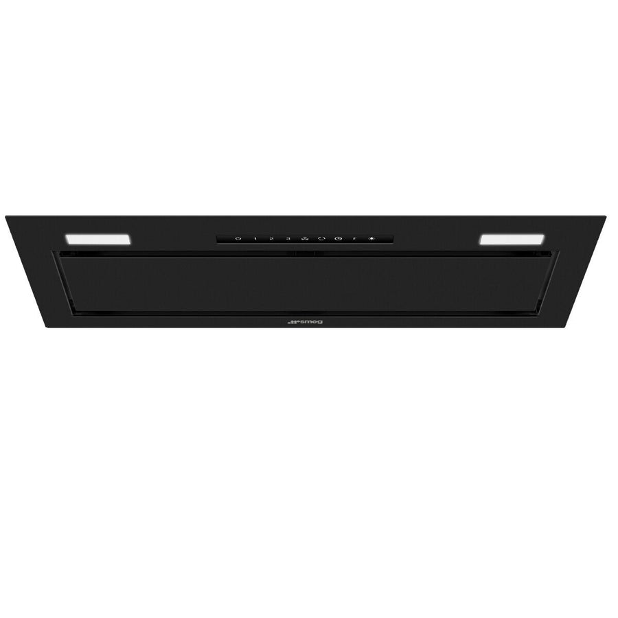 Smeg 60cm Matte Black Undermount Rangehood - AutoVent 2.0, 660m³/h, Touch Controls - KSGAU6P4MB