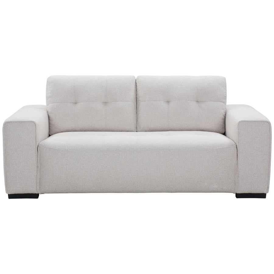 Ostro Furniture Bella 2 seater sofa - beige fabric with plush foam seats and strong frame - 25005000