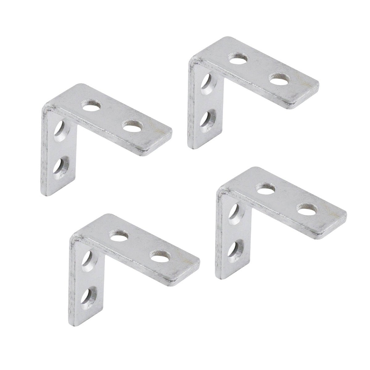Carinya Galvanised Angle Bracket 50mm 4 Pack - Silver - SuperSaverAU - view 3