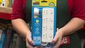 HPM 4 Outlet Individually Switched Powerboard 10A 2400W Overload Protection D104WE