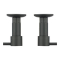 Mondella Resonance Matte Black 1/4 Turn Pin Lever Washing Machine Set, Brass