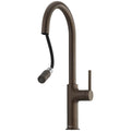 Oliveri Vilo Pull Out Gooseneck Mixer Tap 6L/min - Antique Bronze, 5-Star WELS - VT2400-AB