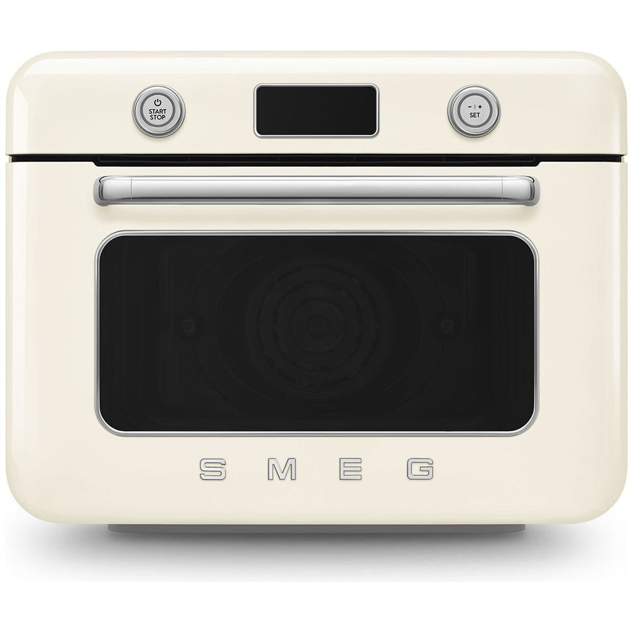 Smeg Retro Style Benchtop Combi-Steam Oven 30L - Adjustable Humidity, Cream Finish - COF01CRAU