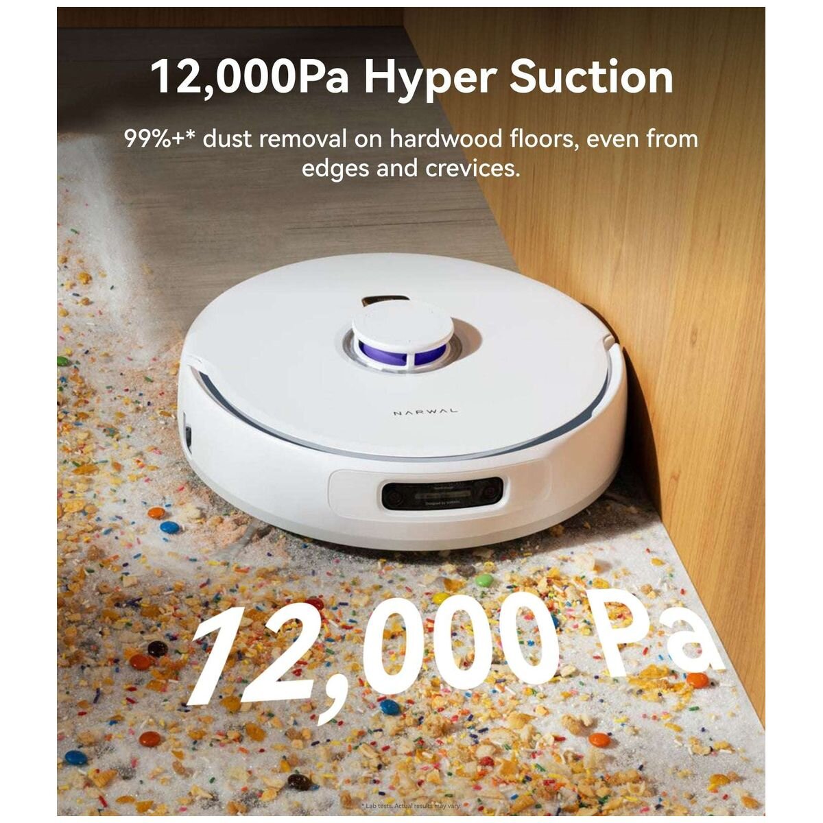 Narwal Freo Z Ultra Robot Vacuum Mop - 12,000Pa Suction - Dual Scrubbing Mops - Quiet Base - YJCC017
