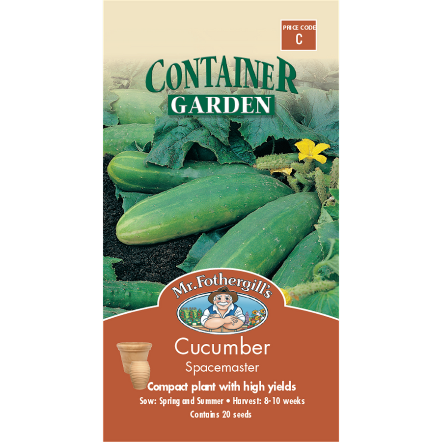 Mr Fothergill Spacemaster Cucumber Seeds 12 Weeks Compact High Yield - SuperSaverAU - view 1