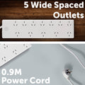 Arlec 12 Outlet Power Board with Surge Protection 2400W PB12PP
