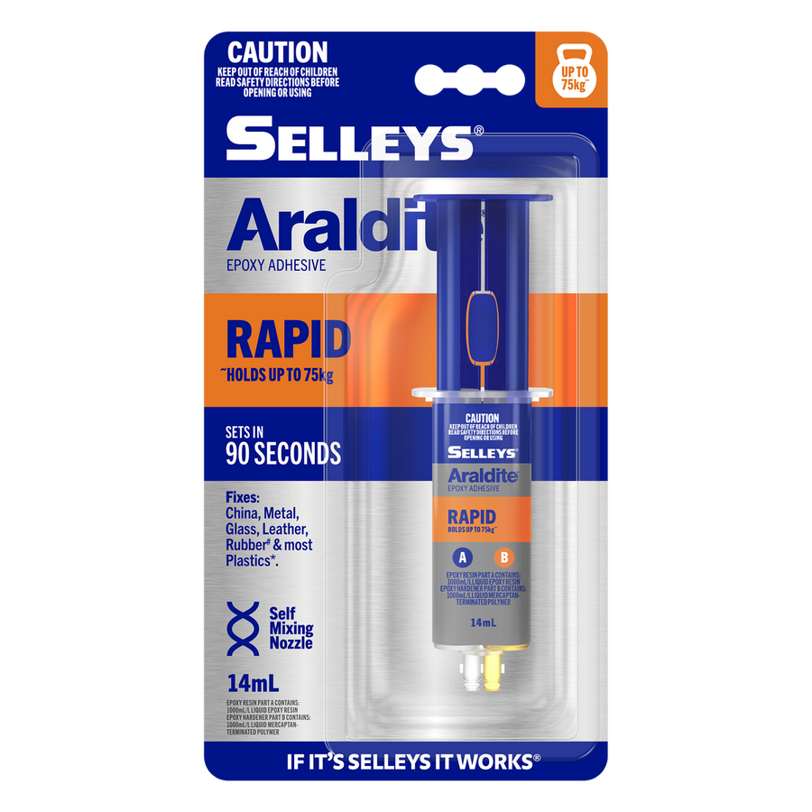 Selleys Epoxy Adhesive 14ml Clear Fast Setting Water Resistant - SuperSaverAU - view 1