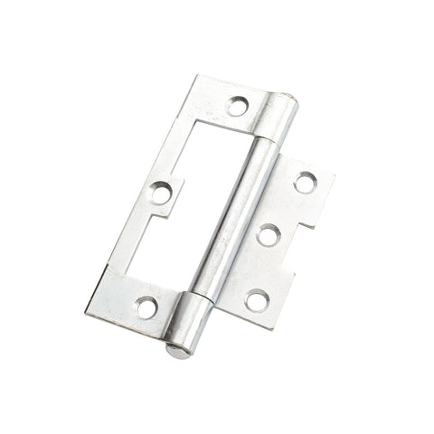 Lane 100mm Zinc Plated Non-Mortise Fixed Pin Hinge - 20 Pack