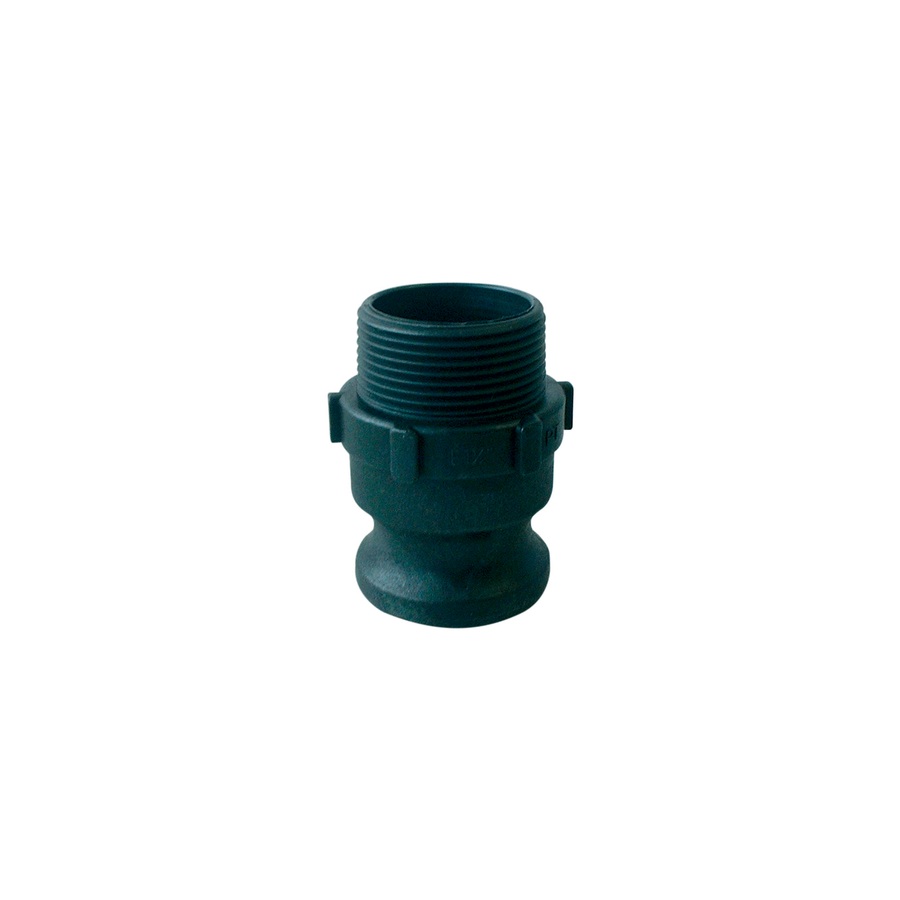 Philmac 1 1/2" Type F Polypropylene Camlock Connector - Black - 67mm x 77mm - SuperSaverAU - view 1