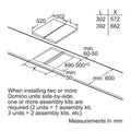 Siemens Stainless Steel Connecting Strip - Suits Siemens Domino Products, Made in Spain - HZ394301