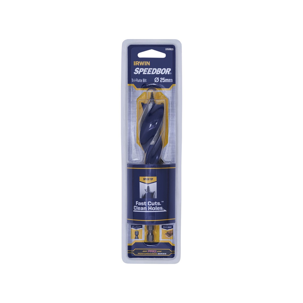 Irwin Speedbor Max Auger Bit - 25mm - Steel - Tri-Flute Design - SuperSaverAU - view 2