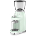 Smeg 50's retro style coffee grinder - pastel green - 30 grind levels - 350g hopper - CGF01PGAU