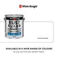 White Knight Rust Guard Advanced Enamel Paint 4L - White Satin - Quick Dry - SuperSaverAU - view 4