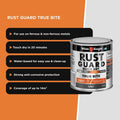 White Knight Rust Guard 250ml Grey Quick Dry True Bite Water-Based Primer Paint for Metal