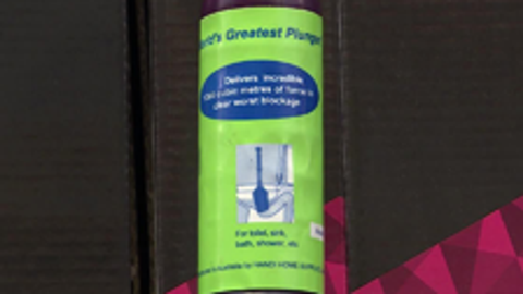 Handihome Plunger The Great Toilet Unblocker GP101 - Plastic - Lightweight - Efficient