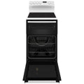 Westinghouse 54cm Electric Freestanding Oven - 80L Fan Forced, Ceramic Cooktop, Separate Grill - WLE543WCB