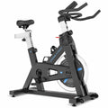 Lifespan Fitness Spin Bike - TrueSpin Flywheel, LCD Display with Pulse, Toe-Clip Pedals - LFEX-SP460-M2