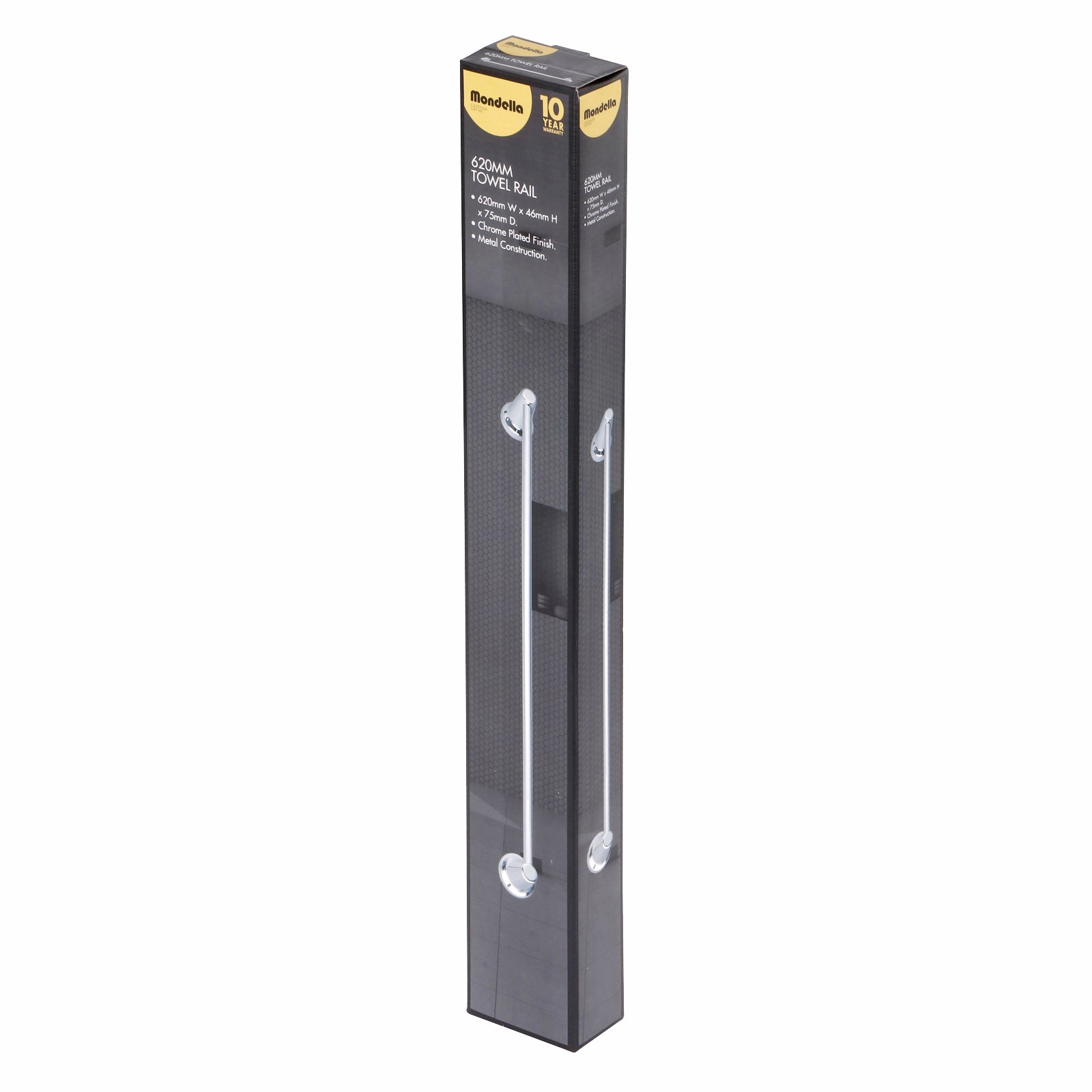 Mondella Cadenza 620mm Chrome Single Towel Bar - Metal
