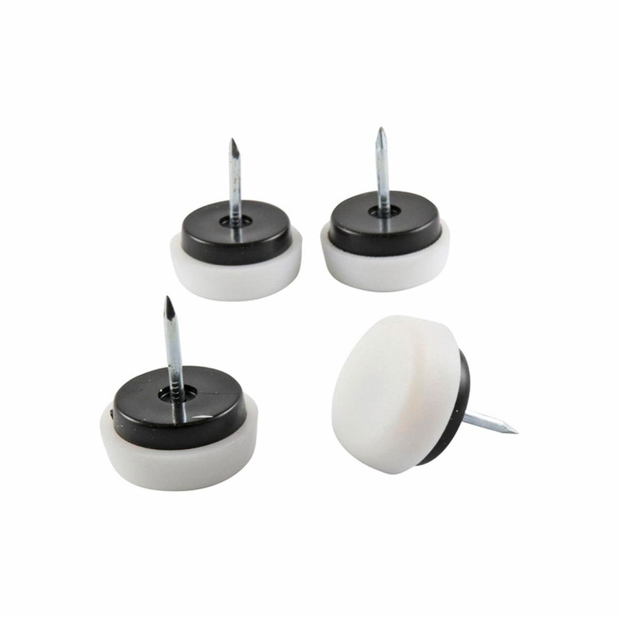Surface Gard 22mm White Plastic Cushioned Glide 4 Pack - Floor Protection - SuperSaverAU - view 1