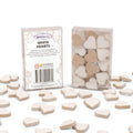 Mandala Art White Ceramic Hearts - 10 Pack - 19mm x 18mm - Indoor/Outdoor Use - SuperSaverAU - view 1