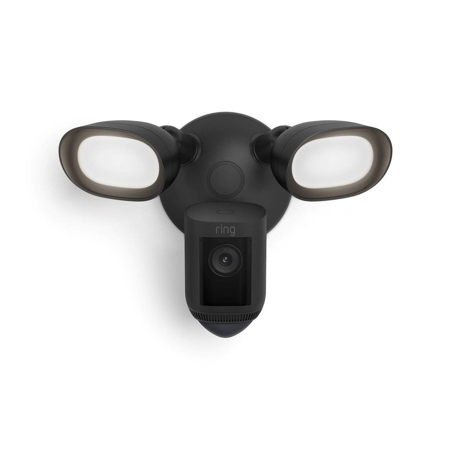 Ring Black Wired 2K Floodlight Cam Pro - 1 Pack - 320mm x 217mm - Outdoor Security Camera - SuperSaverAU - view 1
