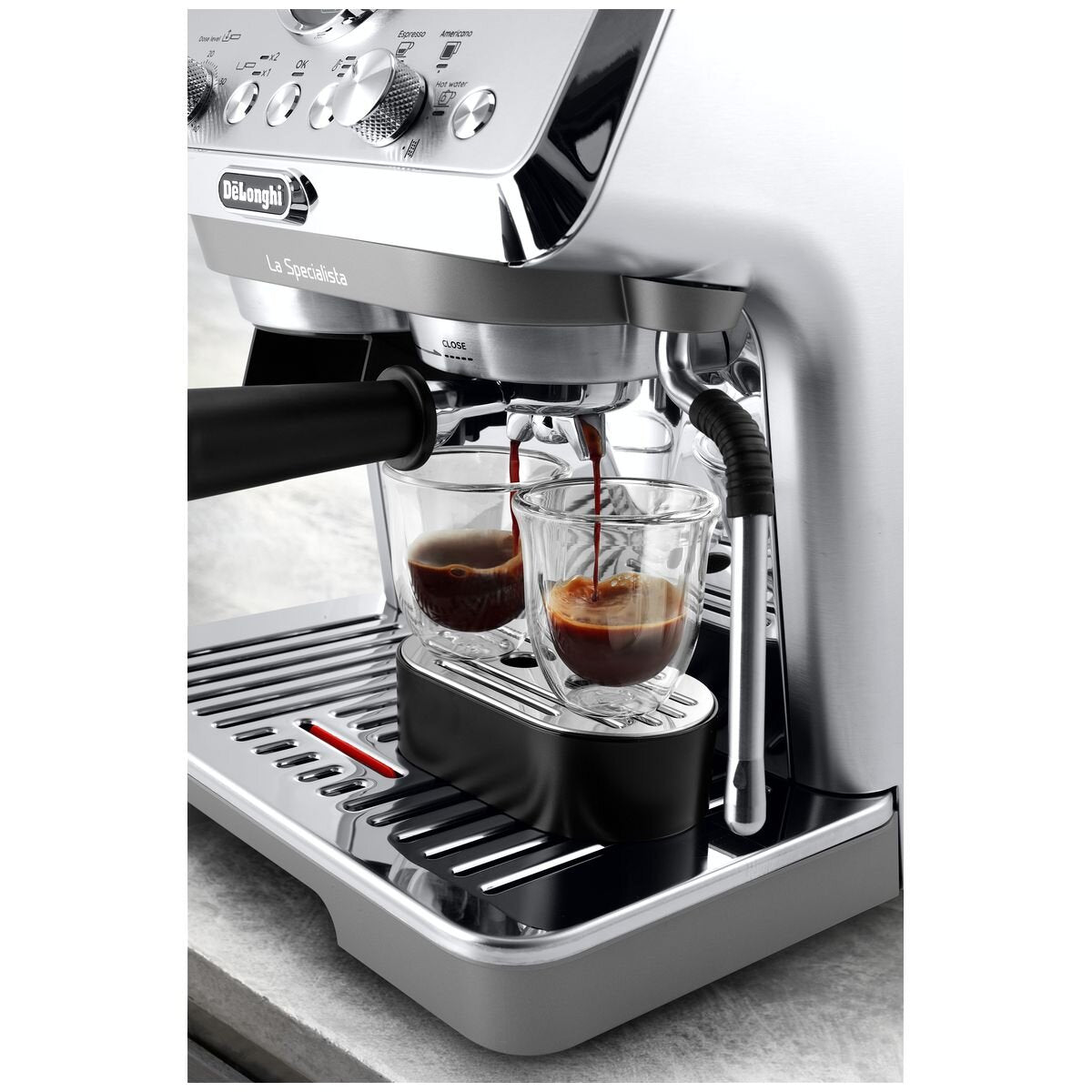 DeLonghi La Specialista Arte Evo Cold Brew manual coffee machine - metal - 15 grind settings - EC9255M2