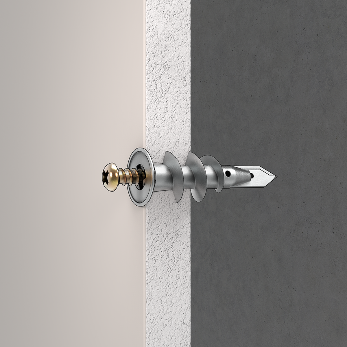 Ramset Zinc Wallmate Anchors - 4 Pack - Zinc Alloy - Easy Installation - SuperSaverAU - view 2