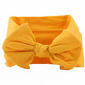 Baby Bow Headband Soft Stretchy Nylon Turban Wrap - Deep Pink - view 3