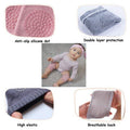 Baby Crawling Knee Pads Soft Cotton Protectors - Light Grey - view 4
