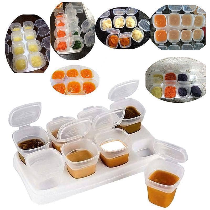 Baby Food Storage Containers with Lids, 70 ml, Pack of 8 - view 5