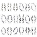 Baby Hair Tattoo Stickers - Black Hairline Edge, Style 13 - view 3