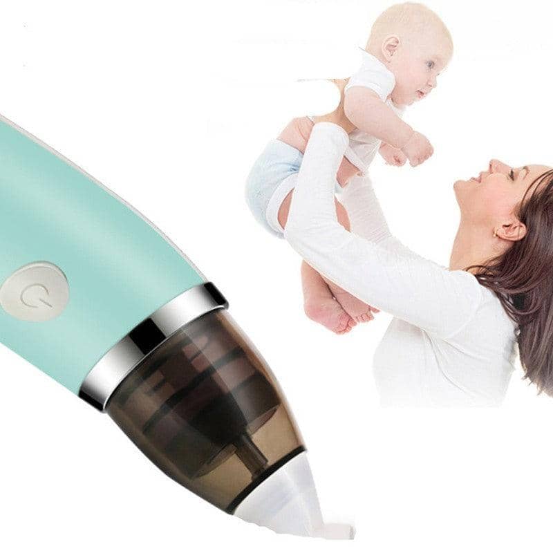 Baby Nasal Aspirator Electric Nose Cleaner for Newborns - Blue - view 5