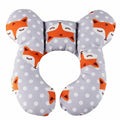 Baby U-Shaped Head and Neck Support Pillow for Car Seat and Stroller - Fox