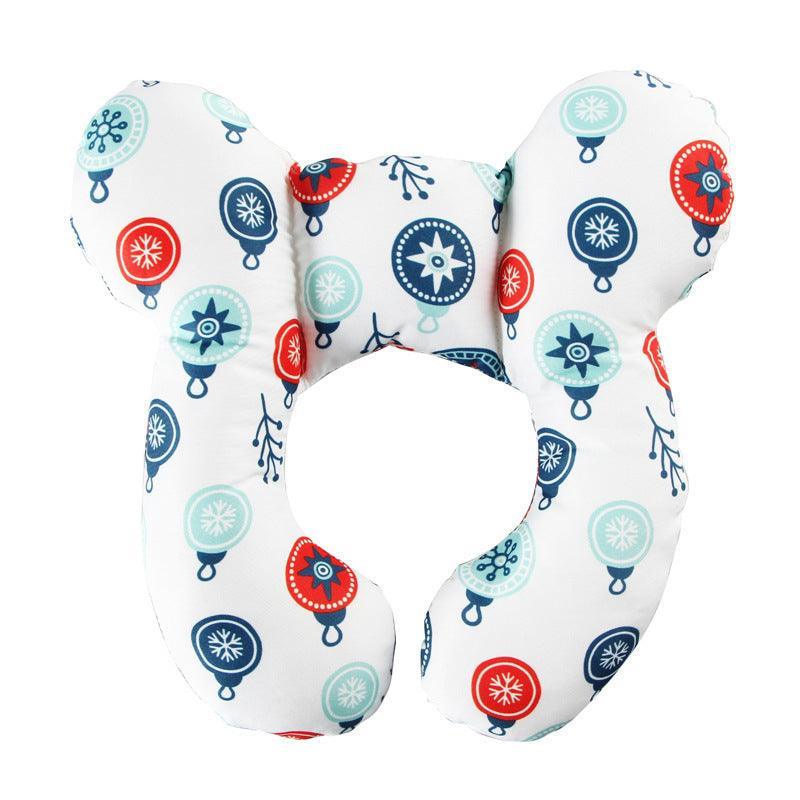 Baby U-Shaped Head and Neck Support Pillow for Car Seat and Stroller - Geometry