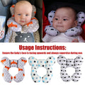 Baby U-Shaped Head and Neck Support Pillow for Car Seat and Stroller - Unicorn - view 4