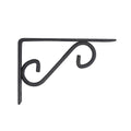 Carinya Black Scroll Stayed Bracket 150x100mm Steel 100kg Capacity - SuperSaverAU - view 2