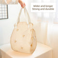 Back Seat Car Storage Organiser Bag with Bear Print - Beige - view 5