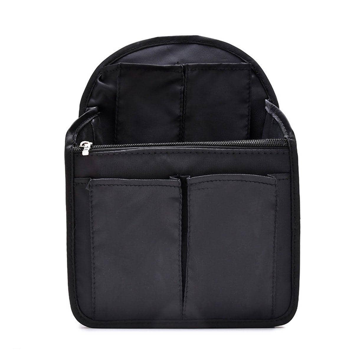 Backpack Liner Organiser Insert Bag, 12 Pockets - Black