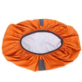 Backpack Rain Cover with Reflective Stripe - Orange, Large 60 L
