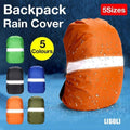 Backpack Rain Cover with Reflective Stripe - Orange, Large 60 L - view 2