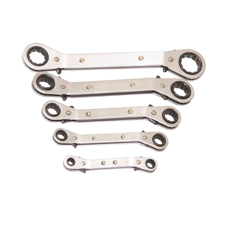 Supatool Ratchet Ring Spanner Set - Imperial - Carbon Steel - Heavy Duty - SuperSaverAU - view 1
