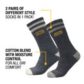 DEWALT Thermal Work Socks - 2 Pack, Insulated
